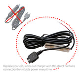 EDO Tech Direct 12V Hardwire Car Mount Cable for Garmin Nuvi Zumo Streetpilot GPS