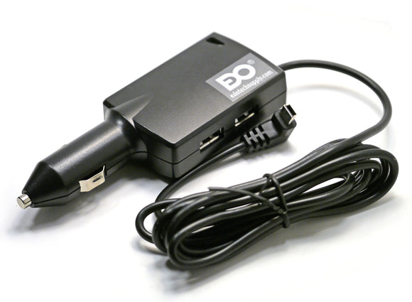 6A Highspeed USB Multi-Charger Car Power Cord for Garmin GPS