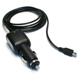 EDO Tech 5v 2a Mini USB Car Charger Vehicle Adapter Power Cord for DVR Dash Cam (10 ft long)
