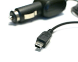 EDO Tech 5v 2a Mini USB Car Charger Vehicle Adapter Power Cord for DVR Dash Cam (10 ft long)