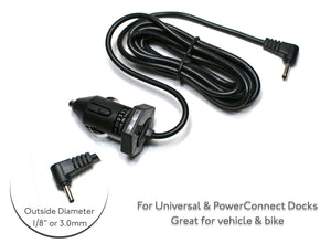EDO Tech Compact Car Charger for Sirius XM Radio PowerConnect Docking Station Onyx Ez Plus Stratus 7 8 Starmate 8 Edge Lynx Xpress