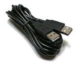 EDO Tech 10 Ft USB Type A Male Audio Video Cable for RCA Dual Screen Portable DVD Player