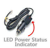 6.5 Ft 12V Car Power Cord for Uniden LRD950 LRD850 DFR6 DFR7 DFR8 DFR9 R1 R3 R7
