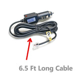 6.5 Ft 12V Car Power Cord for Uniden LRD950 LRD850 DFR6 DFR7 DFR8 DFR9 R1 R3 R7