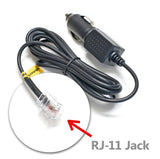 6.5 Ft 12V Car Power Cord for Uniden LRD950 LRD850 DFR6 DFR7 DFR8 DFR9 R1 R3 R7
