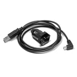 EDO Tech Mini USB Charging Cable & Ultra Compact Car Charger for Garmin Nuvi GPS